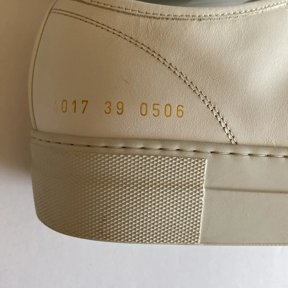 Common Projects Tournaments platform sneakers women’s 39 EUC white